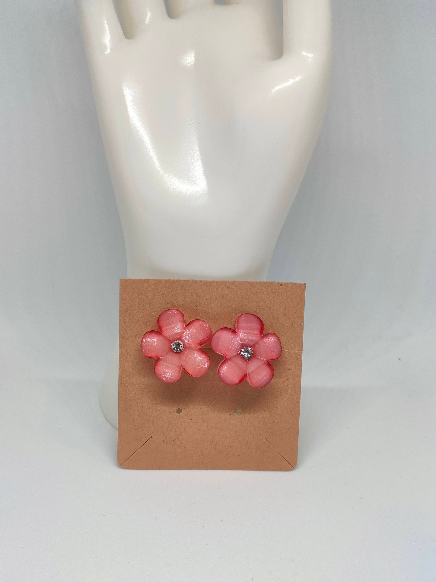 Pink flower - Clip On