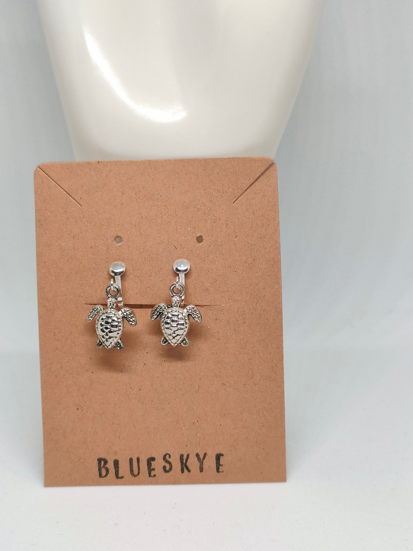 Silver Turtles - Clip on