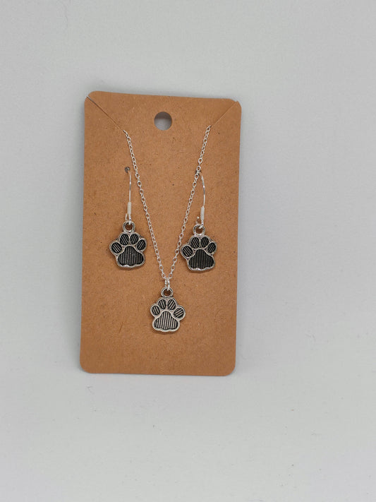 Silver paw set #601